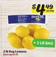2 lb Bag Lemons