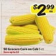 SE Grocers Corn on Cob