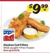 Alaskan Cod Fillets