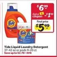 Tide Liquid Laundry Detergent