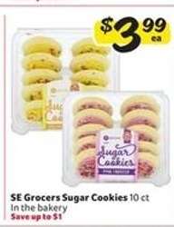 SE Grocers Sugar Cookies