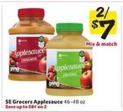 SE Grocers Applesauce