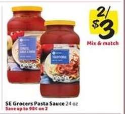 SE Grocers Pasta Sauce