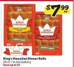 King's Hawaiian Dinner Rolls