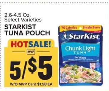 Starkist Tuna Pouch