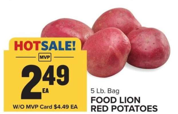 Food Lion Red Potatoes