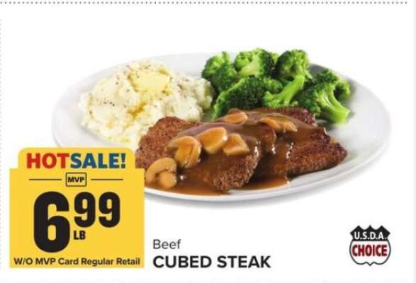 Beef Cubed Steak