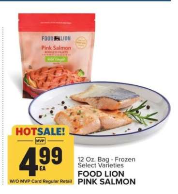 FOOD LION PINK SALMON