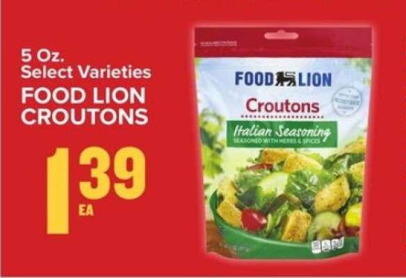 FOOD LION CROUTONS