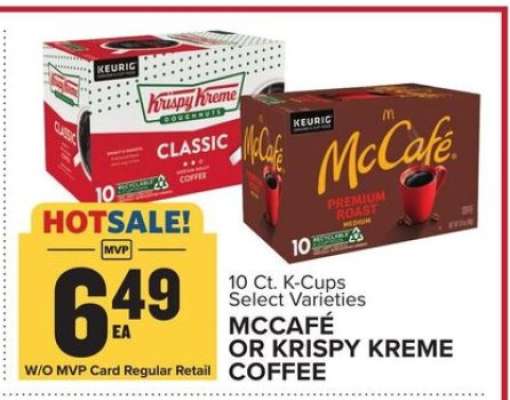 MCCAFÉ OR KRISPY KREME COFFEE