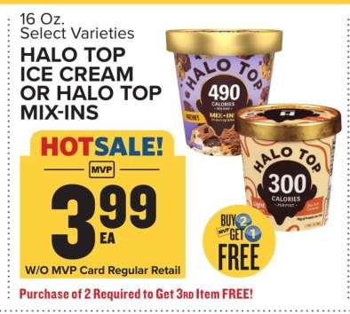 Halo Top Ice Cream or Halo Top Mix-Ins