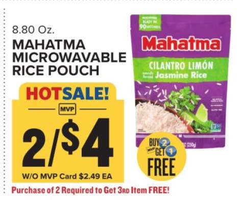 Mahatma Microwavable Rice Pouch