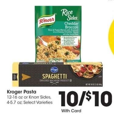 Kroger Pasta