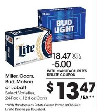 Miller, Coors, Bud, Molson or Labatt
