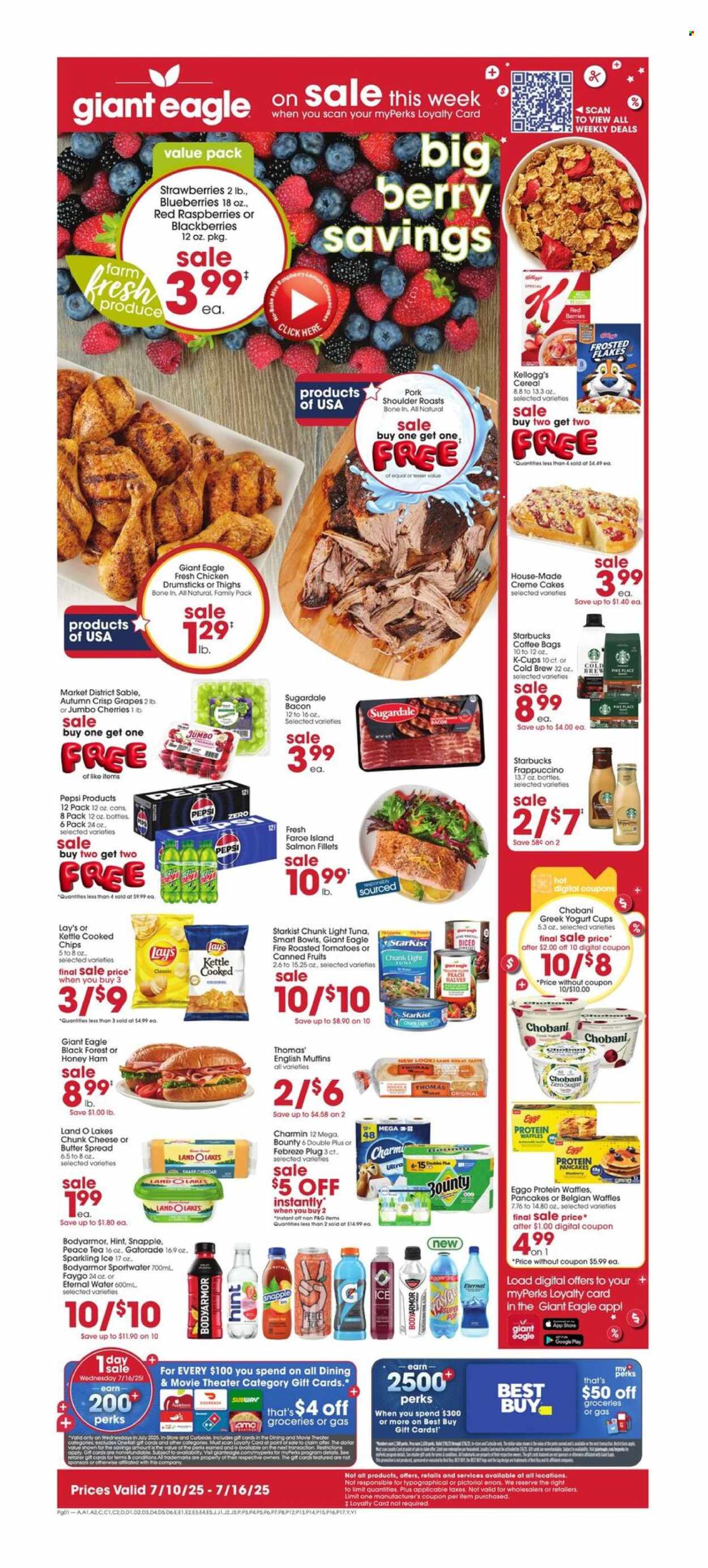 Giant Eagle ad - 07/10/2025 - 07/16/2025. Page 1