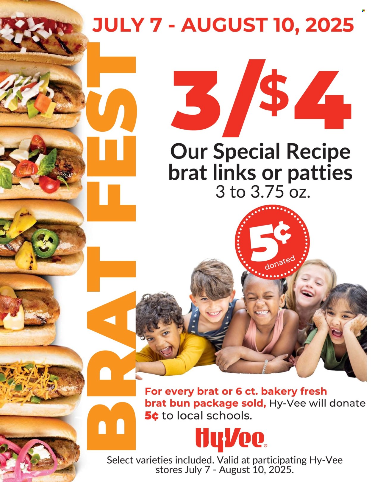 Hy-Vee ad - 07/07/2025 - 08/10/2025. Page 1