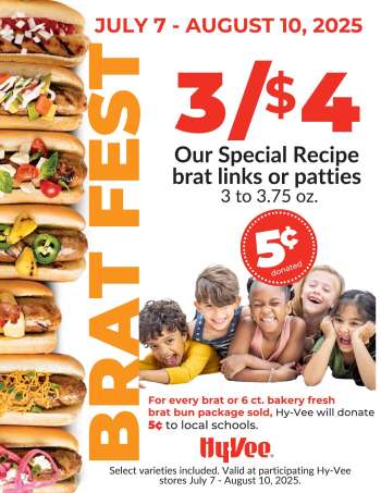 Hy-Vee Flyer - 07/07/2025 - 08/10/2025.