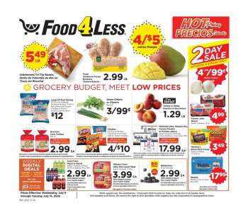thumbnail - Food 4 Less Ad - Weekly Ad