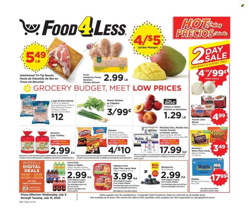 Food 4 Less Flyer - 07/09/2025 - 07/15/2025.