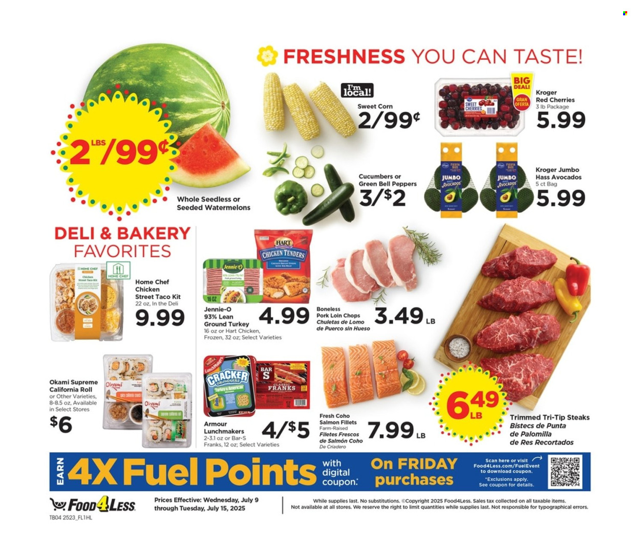 Food 4 Less ad - 07/09/2025 - 07/15/2025. Page 4