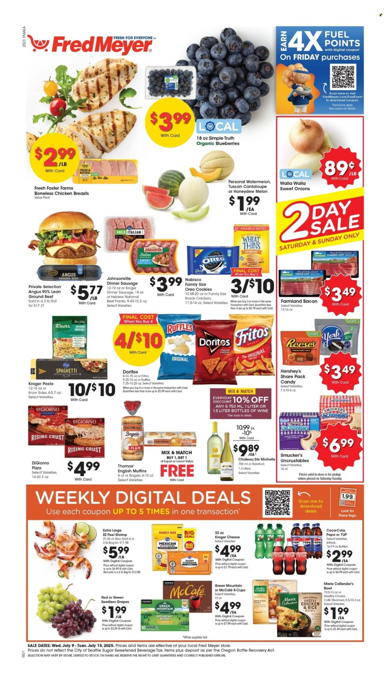 Fred Meyer ad - 07/09/2025 - 07/15/2025. Page 1