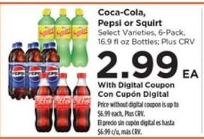 Coca-Cola, Pepsi or Squirt