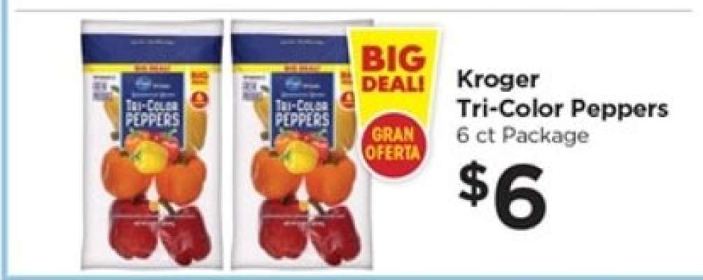 Kroger Tri-Color Peppers