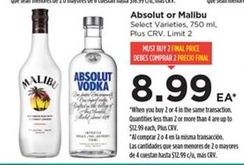 Absolut or Malibu