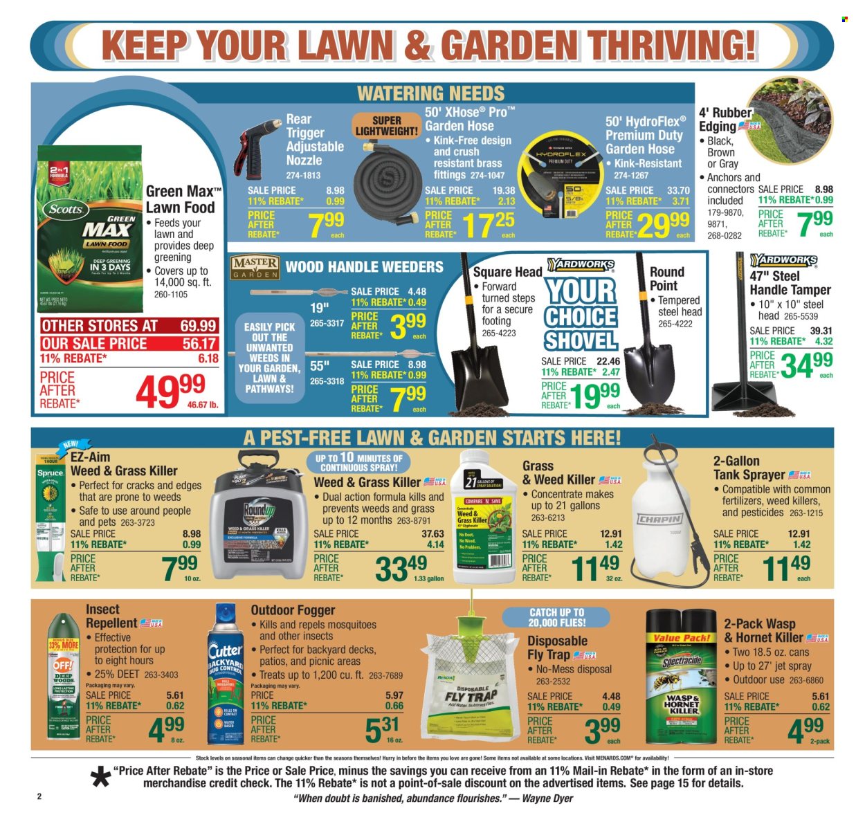 Menards ad - 07/10/2025 - 07/20/2025. Page 4