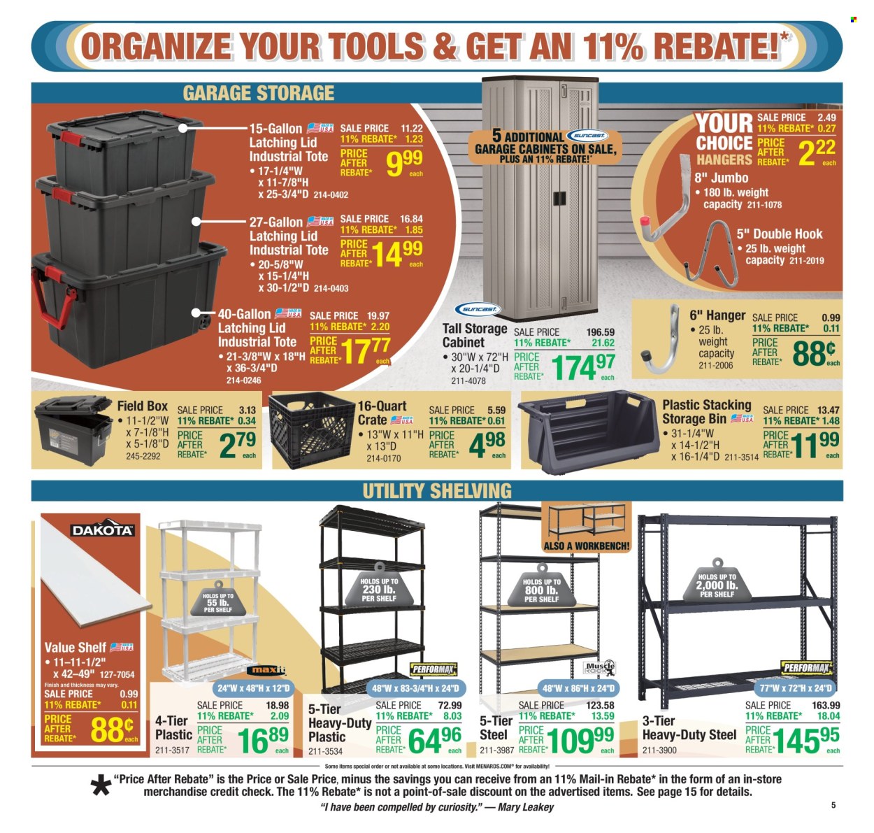 Menards ad - 07/10/2025 - 07/20/2025. Page 7