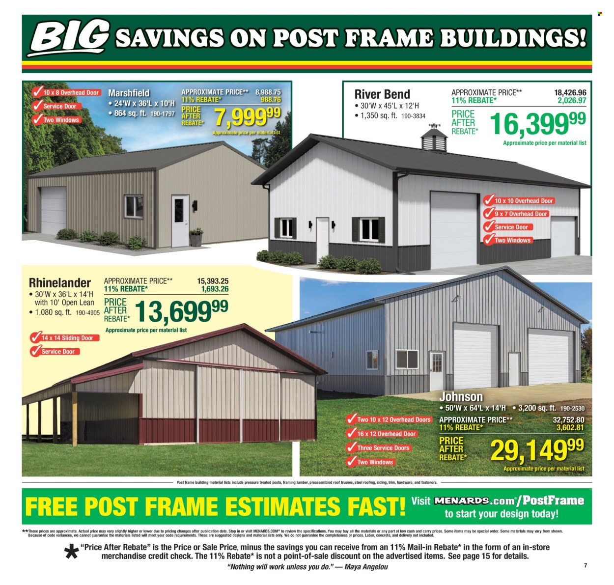 Menards ad - 07/10/2025 - 07/20/2025. Page 9