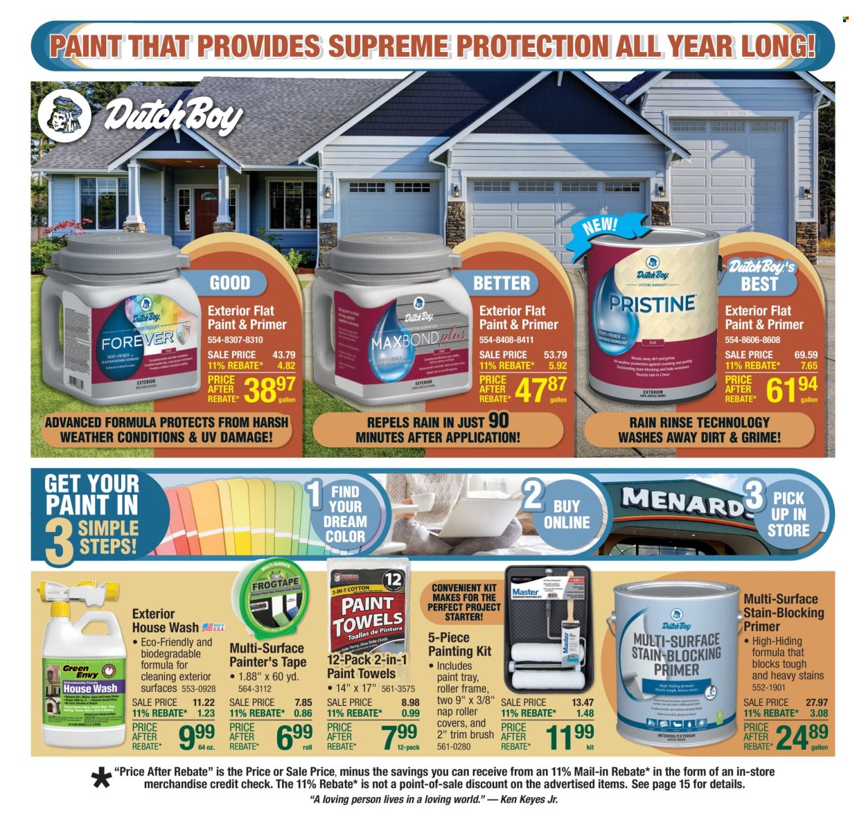 Menards ad - 07/10/2025 - 07/20/2025. Page 16
