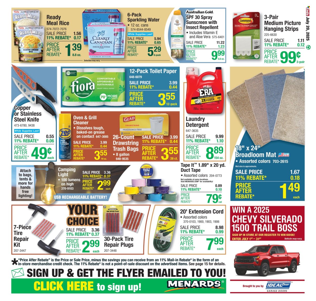 Menards ad - 07/10/2025 - 07/20/2025. Page 20