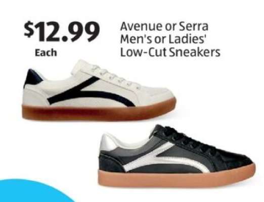 Avenue or Serra Men's or Ladies' Low-Cut Sneakers