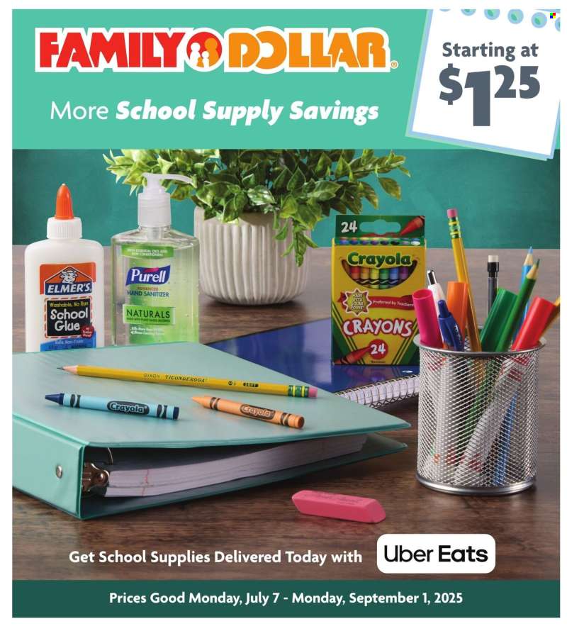 Family Dollar Flyer - 07/07/2025 - 09/01/2025.