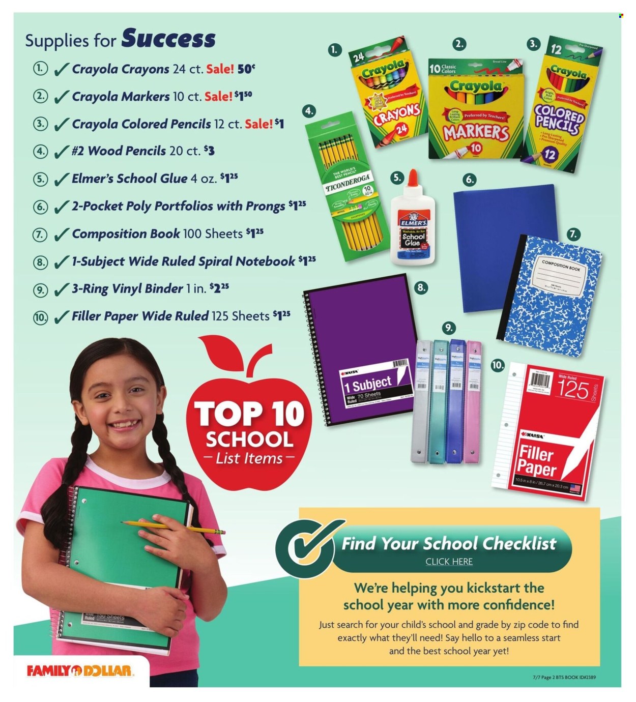 Family Dollar ad - 07/07/2025 - 09/01/2025. Page 2
