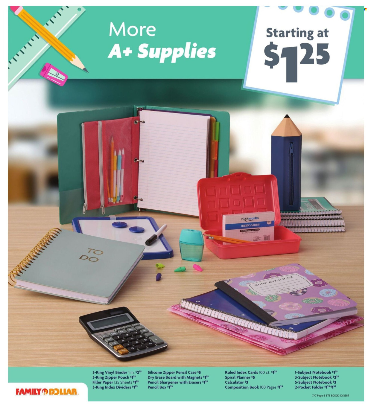 Family Dollar ad - 07/07/2025 - 09/01/2025. Page 5
