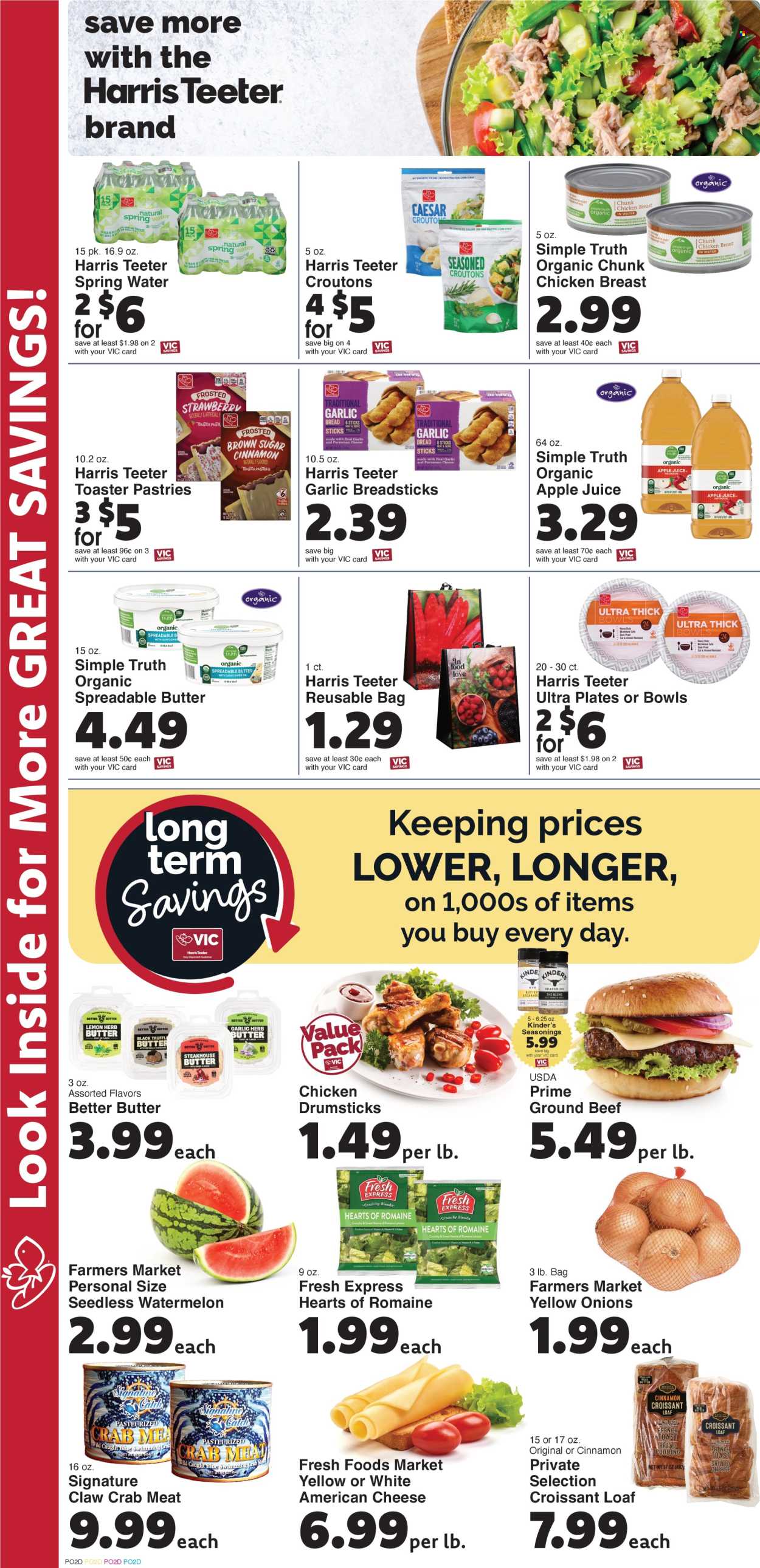 Harris Teeter ad - 07/09/2025 - 07/15/2025. Page 9