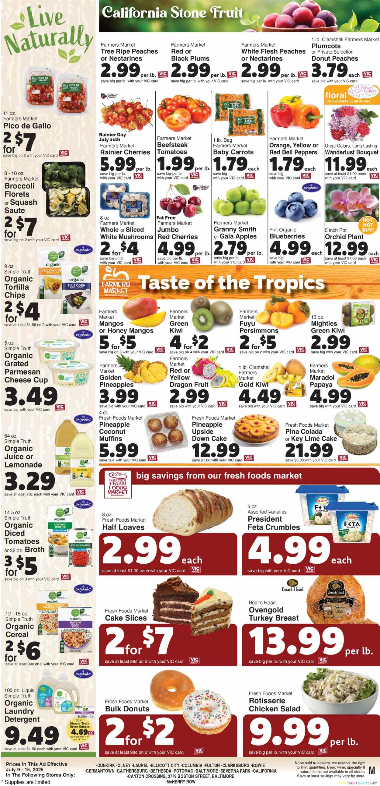 Harris Teeter ad - 07/09/2025 - 07/15/2025. Page 10