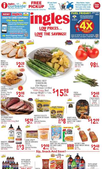 Ingles Flyer - 07/09/2025 - 07/15/2025.