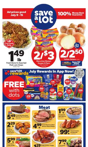 Save a Lot Flyer - 07/09/2025 - 07/15/2025.