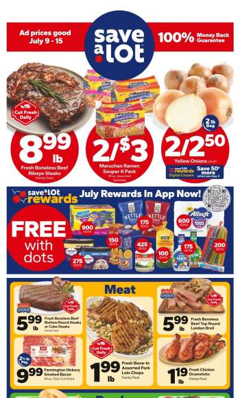 Save a Lot Flyer - 07/09/2025 - 07/15/2025.