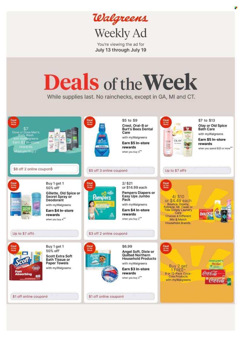 Walgreens Flyer - 07/13/2025 - 07/19/2025.