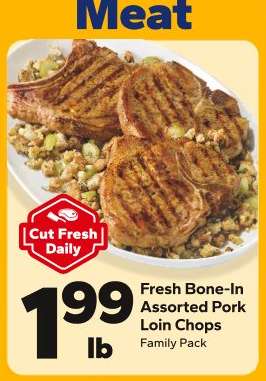 Fresh Bone-In Assorted Pork Loin Chops