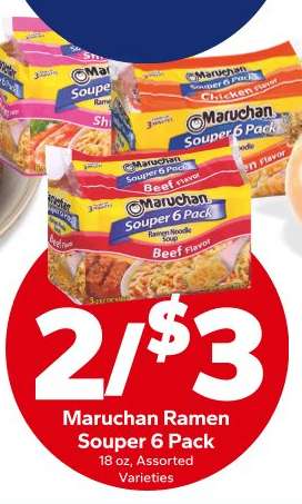Maruchan Ramen Souper 6 Pack