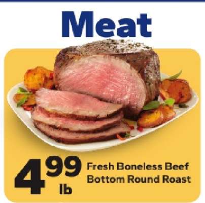 Fresh Boneless Beef Bottom Round Roast