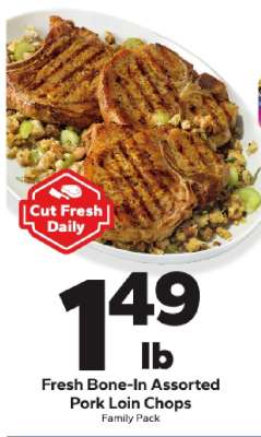 Fresh Bone-In Assorted Pork Loin Chops