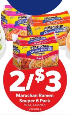 Maruchan Ramen Souper 6 Pack