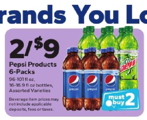 Pepsi Products 6-Packs