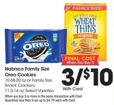 Nabisco Family Size Oreo Cookies